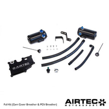 Load image into Gallery viewer, AIRTEC Motorsport Twin Oil Breather & Catch Can Kit - Billet PCV Plate Upgrade for Ford Focus Mk3 RS 2.3 EcoBoost & ST 2.0 EcoBoost - UK Made