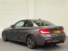 Load image into Gallery viewer, BMW 2 Series F22 F23 2014-2020 Rear Diffuser for M Sport & M235i, Dual Tip Twin Exit, Gloss Black ABS (Coupe/Convertible)