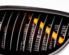 Load image into Gallery viewer, Orange Luminescent V bar sticker overlay vinyl for your BMW