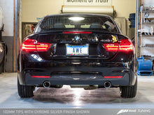 Load image into Gallery viewer, AWE Tuning Touring Edition Exhaust for BMW 435i F3x (F32 F33 F36) - Axle-Back with Optional Performance Mid Pipe - T304 Stainless, 3-inch Mandrel Bent, Drone-Free 180 Technology, 90mm/102mm Tips - Fits RWD & xDrive
