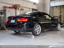 Load image into Gallery viewer, AWE Tuning Touring Edition Exhaust for BMW 435i F3x (F32 F33 F36) - Axle-Back with Optional Performance Mid Pipe - T304 Stainless, 3-inch Mandrel Bent, Drone-Free 180 Technology, 90mm/102mm Tips - Fits RWD & xDrive