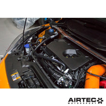 Load image into Gallery viewer, AIRTEC Motorsport Ford Fiesta ST MK8 1.5 EcoBoost Oil Catch Can & Engine Breather Kit - Baffled PCV Separator, Pro-Series Black with Dipstick, Pro Hoses - Direct Fit