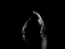 Load image into Gallery viewer, MMR Billet Aluminium Extended Paddle Shifters Set – Dark Anthracite, CNC T‑6061, Full Replacement – For BMW E92 M3 (Paddle‑Shift Steering Wheel)