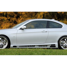 Load image into Gallery viewer, Rieger Side Skirts for BMW 3 Series E92/E93 (2005–2013) Coupe & Convertible – Fits 330i, 335i & M3 – ABS – Carbon Look or Matt Black – With Mesh & Fitting Kit