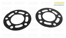 Load image into Gallery viewer, Turner Motorsport 7.5mm Hubcentric Wheel Spacers for BMW – 5x120, 72.6mm Centre Bore – F22 F30 F01 F87 – Flush Fitment – Fits 335i 340i 540i 650i M2 Competition – CNC Aluminium (Pair, Silver/Black)