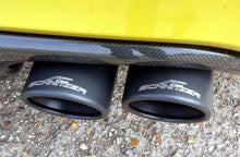 Load image into Gallery viewer, AC Schnitzer 90mm Sport ceramic black tailpipe set for BMW M3 (F80)
