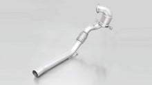 Load image into Gallery viewer, Remus Non-Resonated Turbo-Back Exhaust System for Seat Leon Cupra 5F 2.0 TSI CJXA (2014+) 206 kW - Quad 76mm Straight-Cut Chrome Tips, 70mm Pipework, 200-Cell Sports Cat - L/R Rear Silencers - EEC Approved - No GPF/OPF - Stainless Steel