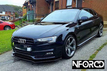Load image into Gallery viewer, Audi A5 S-Line Facelift Gloss Black Splitter Kit by KSB – Front Splitter, Side Skirts & Rear Piece – Durable ABS, UK Made, Fittings Included