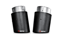 Load image into Gallery viewer, Akrapovic Evolution Cat-Back Exhaust - BMW 335i/435i N55 (F30/F31/F32/F33/F36) - Stainless Steel, Valved, Carbon Fibre Tips - MTP-BM/SS/1H