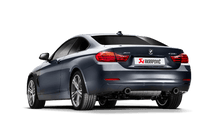 Load image into Gallery viewer, Akrapovic Evolution Cat-Back Exhaust - BMW 335i/435i N55 (F30/F31/F32/F33/F36) - Stainless Steel, Valved, Carbon Fibre Tips - MTP-BM/SS/1H