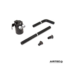 Load image into Gallery viewer, AIRTEC Motorsport Baffled Oil Catch Can Kit for BMW N55 – M135i, M235i, M2 (Non-Competition) | Direct-Fit PCV Oil Separator with Dipstick & Billet Bracket