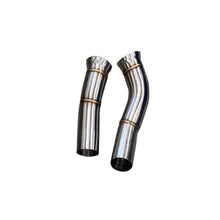 Load image into Gallery viewer, Active Autowerke BMW M2 Competition F87 LCI (S55) Non-Resonated Connecting Pipes – Equal Length Midpipe Section, Performance Exhaust Upgrade, 2018+ (PN 11-077NRM2C)