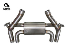 Load image into Gallery viewer, Active Autowerke Valved Axle-Back Exhaust for BMW M2 Competition & M2 CS (F87 LCI, 2018+) - 304 Stainless Steel, Reuses OEM Valves - Rear Section Muffler Upgrade - Part 11-067