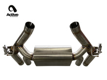 Load image into Gallery viewer, Active Autowerke Valved Axle-Back Exhaust for BMW M2 Competition & M2 CS (F87 LCI, 2018+) - 304 Stainless Steel, Reuses OEM Valves - Rear Section Muffler Upgrade - Part 11-067