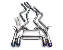 Load image into Gallery viewer, Agency Power Valved Cat-Back Exhaust System for BMW M3 F80 & M4 F82/F83 (2014+) - T304 Stainless X-Pipe, Quad 89mm Matte Black Tips - Bolt-On S55 Performance