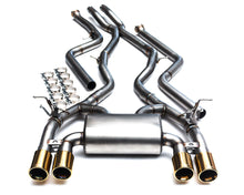Load image into Gallery viewer, Agency Power Valved Cat-Back Exhaust System for BMW M3 F80 & M4 F82/F83 (2014+) - T304 Stainless X-Pipe, Quad 89mm Matte Black Tips - Bolt-On S55 Performance