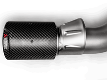 Load image into Gallery viewer, Akrapovic Slip-On Line Titanium Axle-Back Exhaust System for BMW 340i 440i (F30 F31 F32 F33 F36, xDrive) - OPF GPF, ECE Approved, Valved, Carbon Fibre Tips