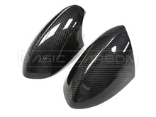 Load image into Gallery viewer, Basic Carbon Pre-Preg Dry Carbon Fibre/Fiber Mirror Covers/Caps for BMW E82 1M & E90/E92/E93 M3 – Autoclave-Cured High Gloss OEM Fit (Pair)