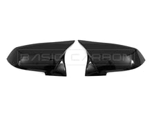 Load image into Gallery viewer, Basic Carbon Gloss Black Mirror Caps/Covers (Pair) for BMW 1/2/3/4 Series F20 F21 F22 F23 F30 F31 F34 F35 F32 F33 F36 & F87 M2 - OEM Fit Replacement, M Style/Basic Carbon Style - Fits M135i M235i 335i