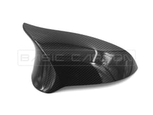 Load image into Gallery viewer, Basic Carbon BMW F80 M3 (2012–2018) RHD Carbon Fibre Stick-On Mirror Covers – Gloss UV-Protected OEM-Fit Overlay Caps – BC99955