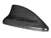 Load image into Gallery viewer, Basic Carbon BMW Carbon Fibre Shark Fin Antenna Cover – Pre-Preg Dry Carbon, OEM-Style Roof Aerial – Fits F/G/E Chassis 1/2/3/4/5/6/7 Series, 335i, M2 M3 M4 M5, X1 X3 X4 X5 X6 X7, X5M X6M