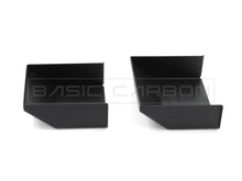 Load image into Gallery viewer, Basic Carbon BMW 1 Series E81 E82 E87 E88 N43 N47 Aluminium Front Kidney Grille Air Intake Scoop — Black Powder-Coated Cold Air/Ram Air Scoop, OEM Airbox Fit — Fits 116i 118i 118d 120i 120d 123d