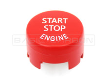 Load image into Gallery viewer, Basic Carbon BMW Start Stop Button Replacement – Red or Blue – OEM-Style Engine Start Stop Button for E/F/G Series 1 2 3 4 5 6 (335i) & M2 M3 M4, X5M X6M, M5 M6