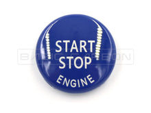 Load image into Gallery viewer, Basic Carbon BMW Start Stop Button Replacement – Red or Blue – OEM-Style Engine Start Stop Button for E/F/G Series 1 2 3 4 5 6 (335i) & M2 M3 M4, X5M X6M, M5 M6