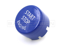 Load image into Gallery viewer, Basic Carbon BMW Start Stop Button Replacement – Red or Blue – OEM-Style Engine Start Stop Button for E/F/G Series 1 2 3 4 5 6 (335i) & M2 M3 M4, X5M X6M, M5 M6