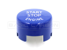 Load image into Gallery viewer, Basic Carbon BMW Start Stop Button Replacement – Red or Blue – OEM-Style Engine Start Stop Button for E/F/G Series 1 2 3 4 5 6 (335i) & M2 M3 M4, X5M X6M, M5 M6