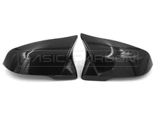 Load image into Gallery viewer, Basic Carbon M Style Mirror Covers for BMW F40 1 Series (M135iX), F44/F46 2 Series, Z4 G29, X1 F48/F49, X2 F39 & Toyota Supra A90 | Real Carbon Fibre or Gloss Black | Direct OEM Replacement Caps