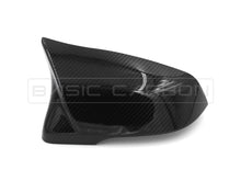 Load image into Gallery viewer, Basic Carbon M Style Mirror Covers for BMW F40 1 Series (M135iX), F44/F46 2 Series, Z4 G29, X1 F48/F49, X2 F39 & Toyota Supra A90 | Real Carbon Fibre or Gloss Black | Direct OEM Replacement Caps