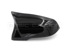 Load image into Gallery viewer, Basic Carbon M Style Mirror Covers for BMW F40 1 Series (M135iX), F44/F46 2 Series, Z4 G29, X1 F48/F49, X2 F39 & Toyota Supra A90 | Real Carbon Fibre or Gloss Black | Direct OEM Replacement Caps