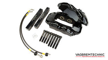 Load image into Gallery viewer, Vagbremtechnic Front Caliper Upgrade Kit with 4 Piston Brembo Calipers - M3 E46