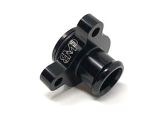 Load image into Gallery viewer, Black Market Parts (BMP) BMW Billet Aluminium Coolant Flange/Outlet Upgrade - E90 F30 F80 F02 (N54/N55/N20) - Fits 325i 335i 535i 740i M2 M3 M4 135i 640i - Anodised 6061, Viton O-Ring, Stainless Clamp