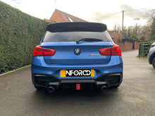 Load image into Gallery viewer, BMW M140i & M135i LCI (F20 F21) F1-Style Rear Centre Rain/Brake Light – Diffuser-Mount, Flashing/Steady, No-Drill – Compatible with Nforcd/KSB Aftermarket Diffusers