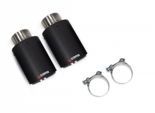 Load image into Gallery viewer, BMW 2 Series M240i Exhaust Tips – Scorpion Ascari 90mm Twin Carbon Fibre (GPF/OPF) 2016–2020 F22 F23 – For Scorpion Systems Only