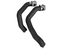 Load image into Gallery viewer, aFe Power Hot-Side Charge Pipes & Intercooler Tubes Kit for BMW M3/M4 F80 F82 F83 F8X (S55 2015-2018) - Wrinkle-Black Aluminium - 46-20198-B
