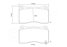 Load image into Gallery viewer, Brembo 07.B314.48 HP2000 Sport Front Brake Pad Set (Fast Road) - With Wear Sensor - Fits Megane RS 250/265/275/300, Volvo S60R V70R, Alfa Romeo 159/Brera/Spider, Maserati Ghibli, Lancia Kappa | WVA 23092 23110