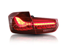 Load image into Gallery viewer, Basic Carbon GTS Style LED Tail Lights for BMW 3 Series F30/F35 & M3 F80 (2012-2019) - Red or Smoked | OLED Look, Plug & Play Direct Replacement | Fits 330i 335i 340i & M3 | Pre-LCI & LCI