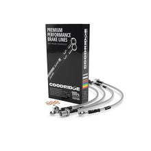 Load image into Gallery viewer, Goodridge SBW0799-6 BMW E12 Stainless Steel Braided Brake Hose Kit, 6-Line Front & Rear – Fits 5 Series Including M535i
