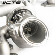 Load image into Gallery viewer, CTS Turbo Stage 2+ S55 Twin Turbocharger Upgrade – BMW F87 M2 Competition, F80 M3, F82/F83 M4 – Bolt-On, Brand New, No Core, VSR Balanced, Silicone Inlets