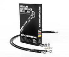 Load image into Gallery viewer, Goodridge Stainless Steel Braided Brake Lines Kit – BMW 1 Series F20/F21 M135i M140i – Zinc-Plated Fittings, Clear Coated, Front & Rear 4-Line (SBW0261-4P)