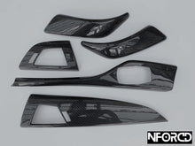Load image into Gallery viewer, BMW 1 Series F20 F21 & 2 Series F22 Real Gloss Carbon Fibre (Carbon Fiber) Interior Trim Overlay Kit – Door Handle, Dash, Centre & Aircon Covers – Fits M135i M140i M235i M240i (2-Door/4-Door)