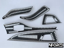 Load image into Gallery viewer, BMW 1 Series F20 F21 & 2 Series F22 Real Gloss Carbon Fibre (Carbon Fiber) Interior Trim Overlay Kit – Door Handle, Dash, Centre & Aircon Covers – Fits M135i M140i M235i M240i (2-Door/4-Door)