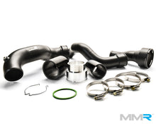 Load image into Gallery viewer, MMR High-Flow Aluminium Charge Pipe Kit (Boost Pipes) for Mini John Cooper Works (JCW) F56/F55/F54 F5x B48 Turbo – Direct Replacement Upgrade with Meth Bung – Crinkle Black