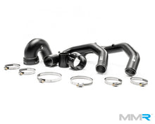 Load image into Gallery viewer, MMR High-Flow Aluminium Charge Pipe Kit for BMW F8x S55 – M2 Competition (F87/M2C), M3 (F80), M4 (F82/F83) – Direct-Fit Boost Pipe Upgrade with 1/8 in Meth/Water Bung