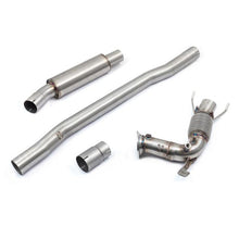 Load image into Gallery viewer, Cobra Sport Front Downpipe for BMW 1 Series F40 M135i xDrive (M135ix) 2019+ — Sports Cat or De-Cat, Resonated or Non-Resonated — 3 Inch (76.2mm) T304 Stainless — Connects to Cobra GPF-Back or Cat-Back Performance Exhaust