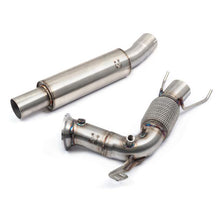 Load image into Gallery viewer, Cobra Sport Front Downpipe for BMW 1 Series F40 M135i xDrive (M135ix) 2019+ — Sports Cat or De-Cat, Resonated or Non-Resonated — 3 Inch (76.2mm) T304 Stainless — Connects to Cobra GPF-Back or Cat-Back Performance Exhaust