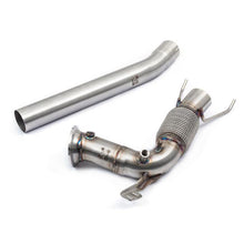 Load image into Gallery viewer, Cobra Sport Front Downpipe for BMW 1 Series F40 M135i xDrive (M135ix) 2019+ — Sports Cat or De-Cat, Resonated or Non-Resonated — 3 Inch (76.2mm) T304 Stainless — Connects to Cobra GPF-Back or Cat-Back Performance Exhaust